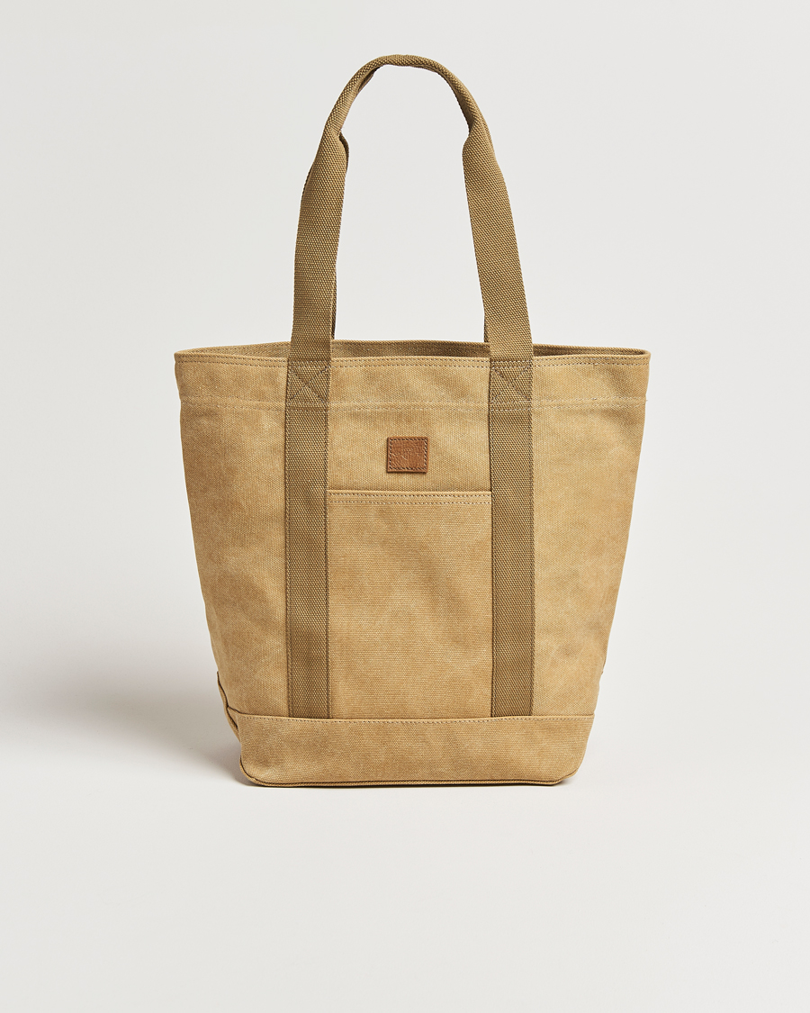 Herr | Väskor | GANT | Washed Canvas Totebag Oak Beige