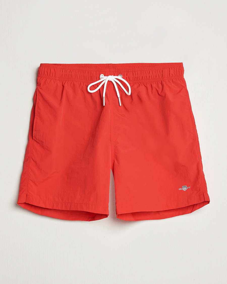 Herr | Badbyxor | GANT | Basic Swimshorts Bright Red