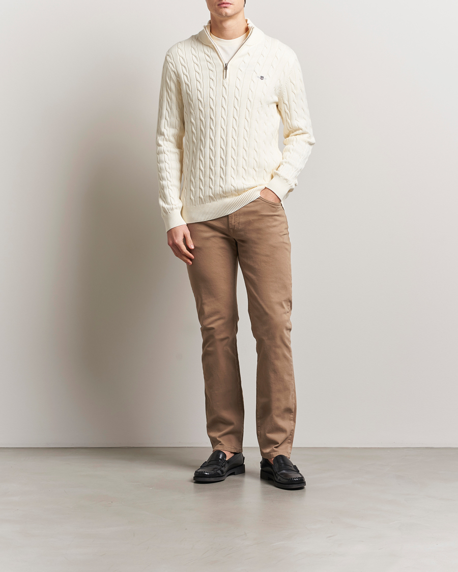 Herr | Byxor | GANT | Regular Desert 5-Pocket Pants Brown