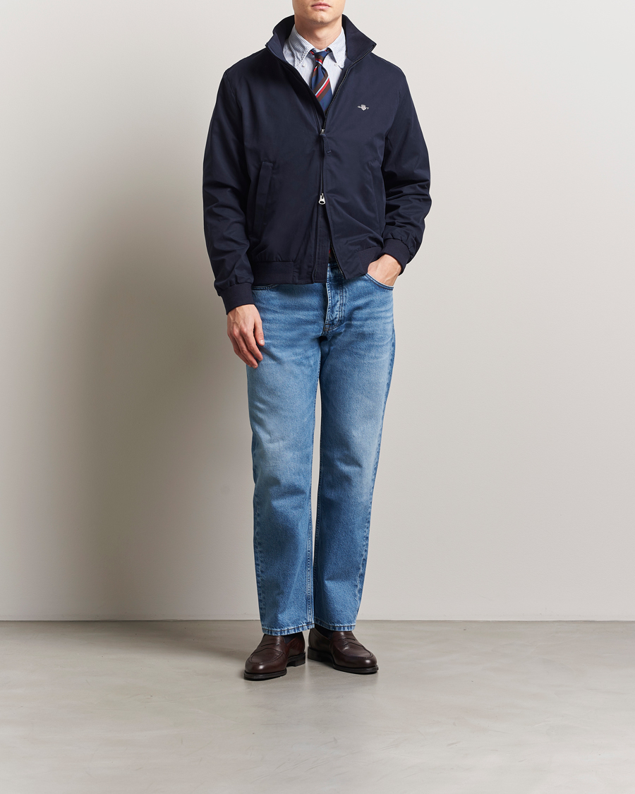 Herr | Jackor | GANT | The Hampshire Jacket Evening Blue