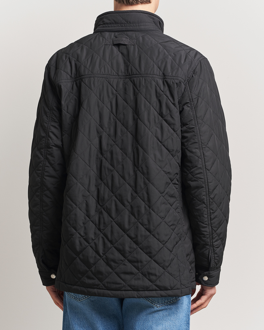 Herr | Jackor | GANT | Quilted Windcheater Mid-Length Jacket Black