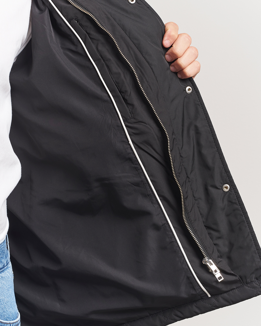 Herr | Jackor | GANT | Quilted Windcheater Mid-Length Jacket Black