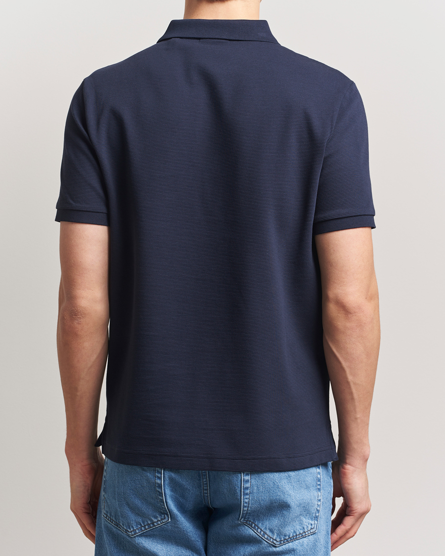 Herr | Pikéer | GANT | Textured Polo Evening Blue