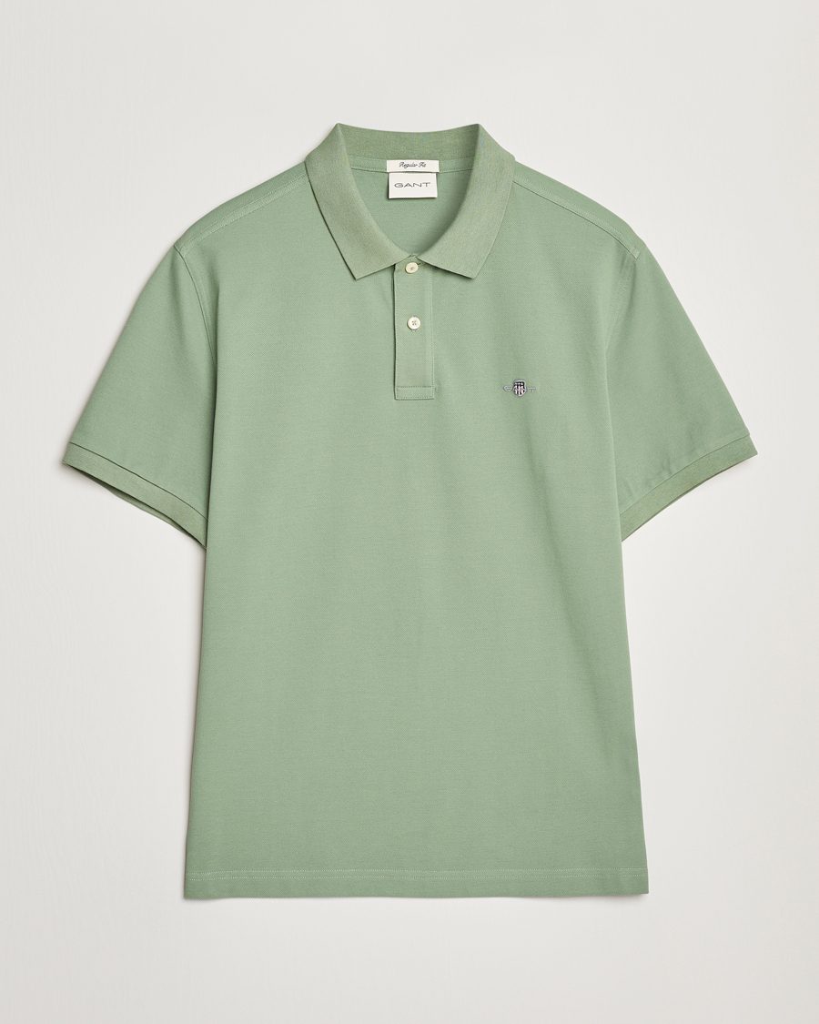 Herr | Pikéer | GANT | The Original Polo Kalamata Green