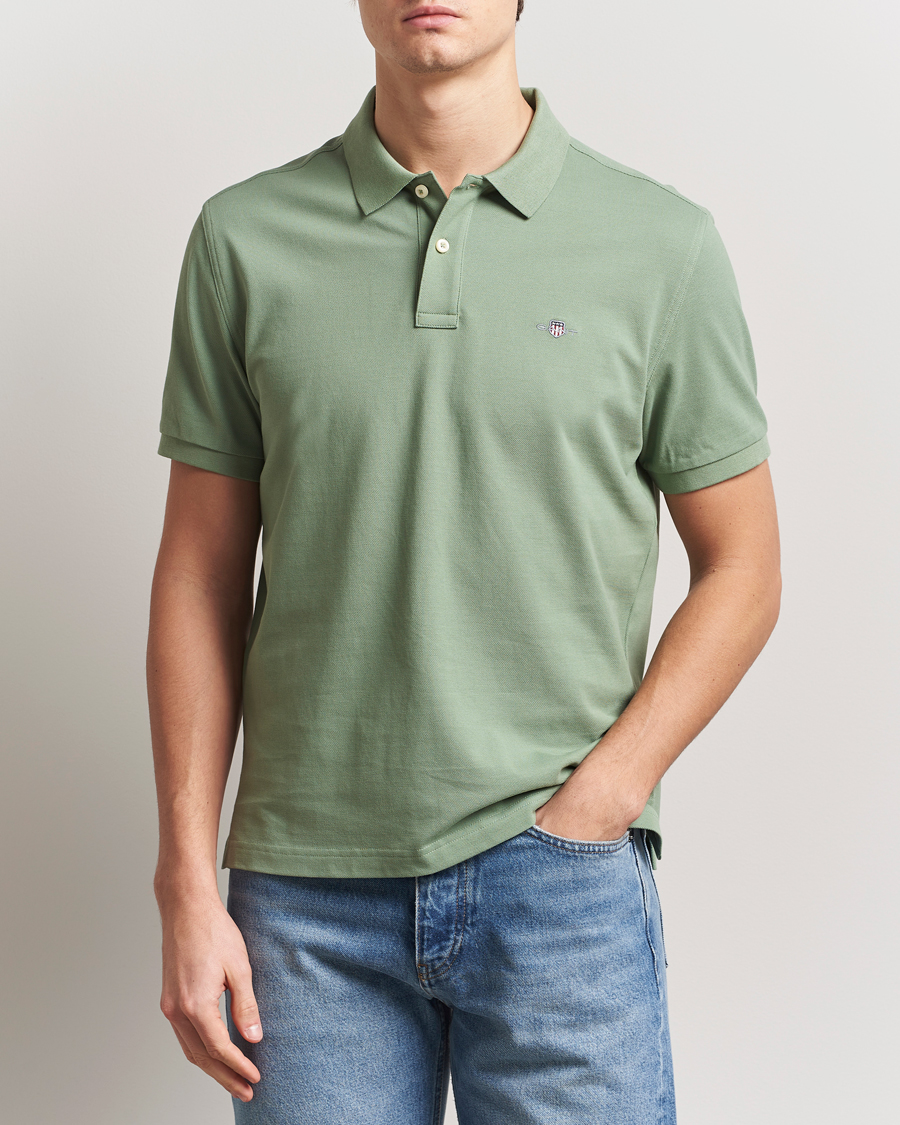 Herr | Pikéer | GANT | The Original Polo Kalamata Green