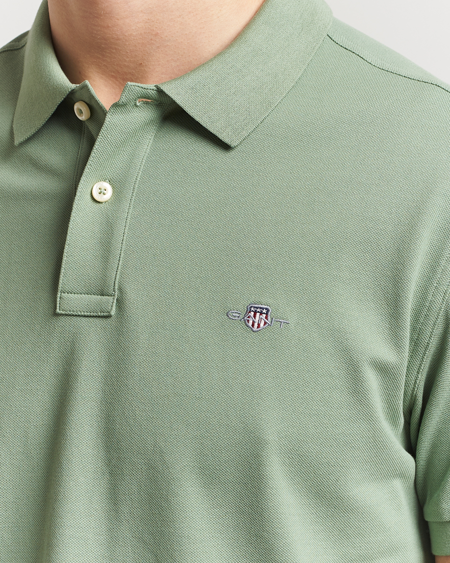 Herr | Pikéer | GANT | The Original Polo Kalamata Green