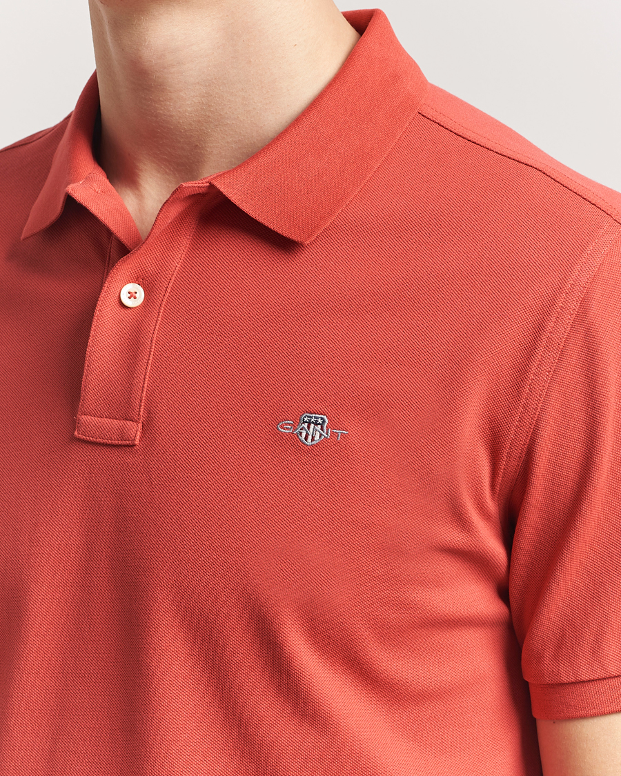 Herr | Pikéer | GANT | The Original Polo Brick Red