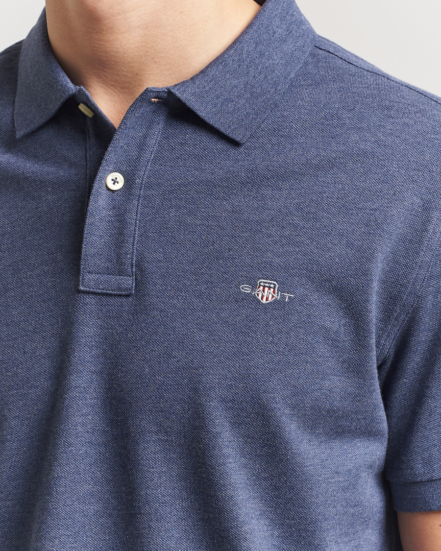 Herr | Pikéer | Gant | The Original Polo Dark Jeans Melange