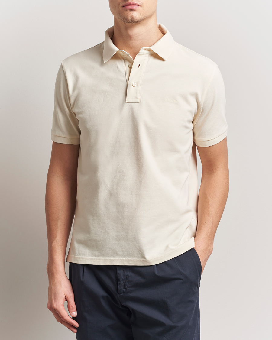 Herr | Pikéer | GANT | Sunfaded Polo Ivory White