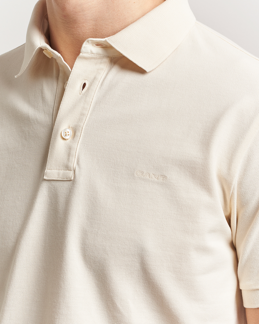 Herr | Pikéer | GANT | Sunfaded Polo Ivory White