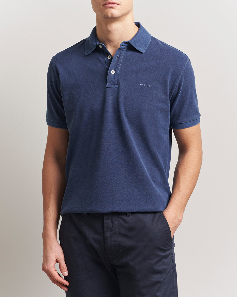 Herr | Pikéer | GANT | Sunfaded Polo Persian Blue