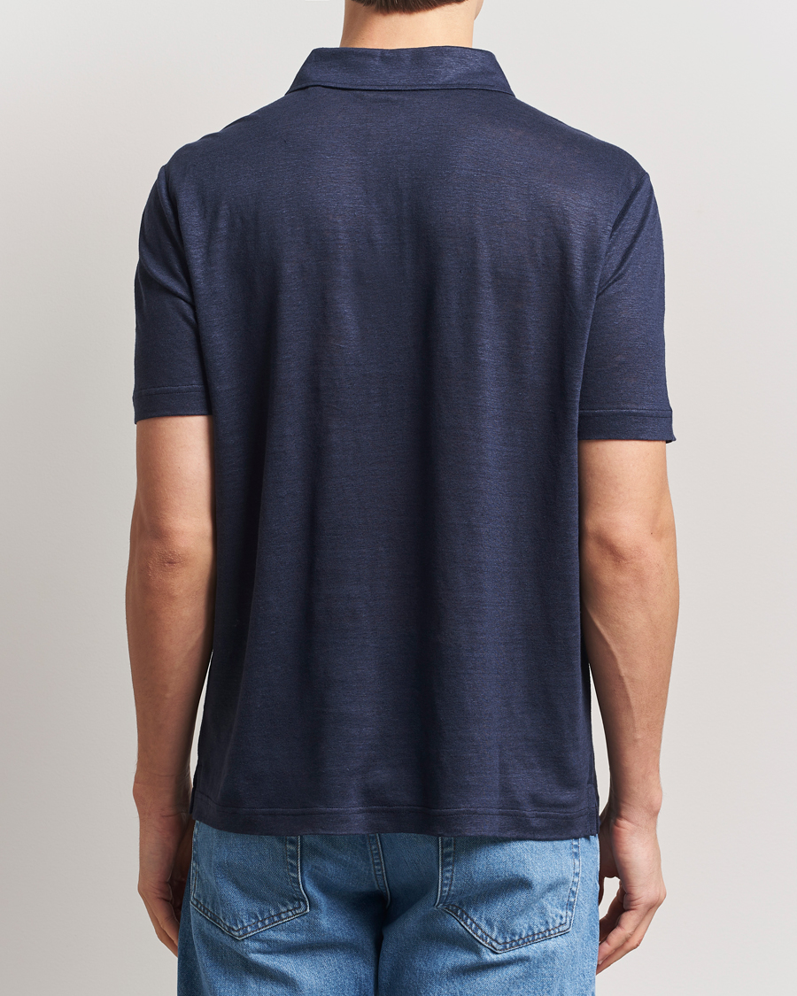 Herr | Pikéer | Gant | Linen Polo Evening Blue