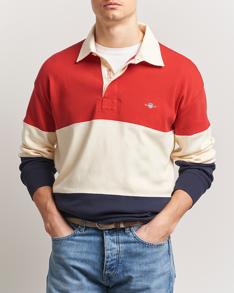 Herr | Tröjor | GANT | Blocked Heavy Rugger Multi