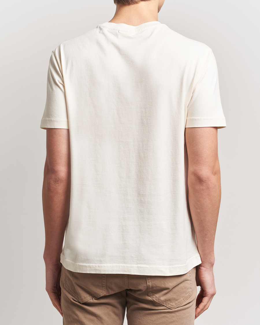 Herr | T-Shirts | GANT | Small Graphic Crew Neck T-Shirt Cream