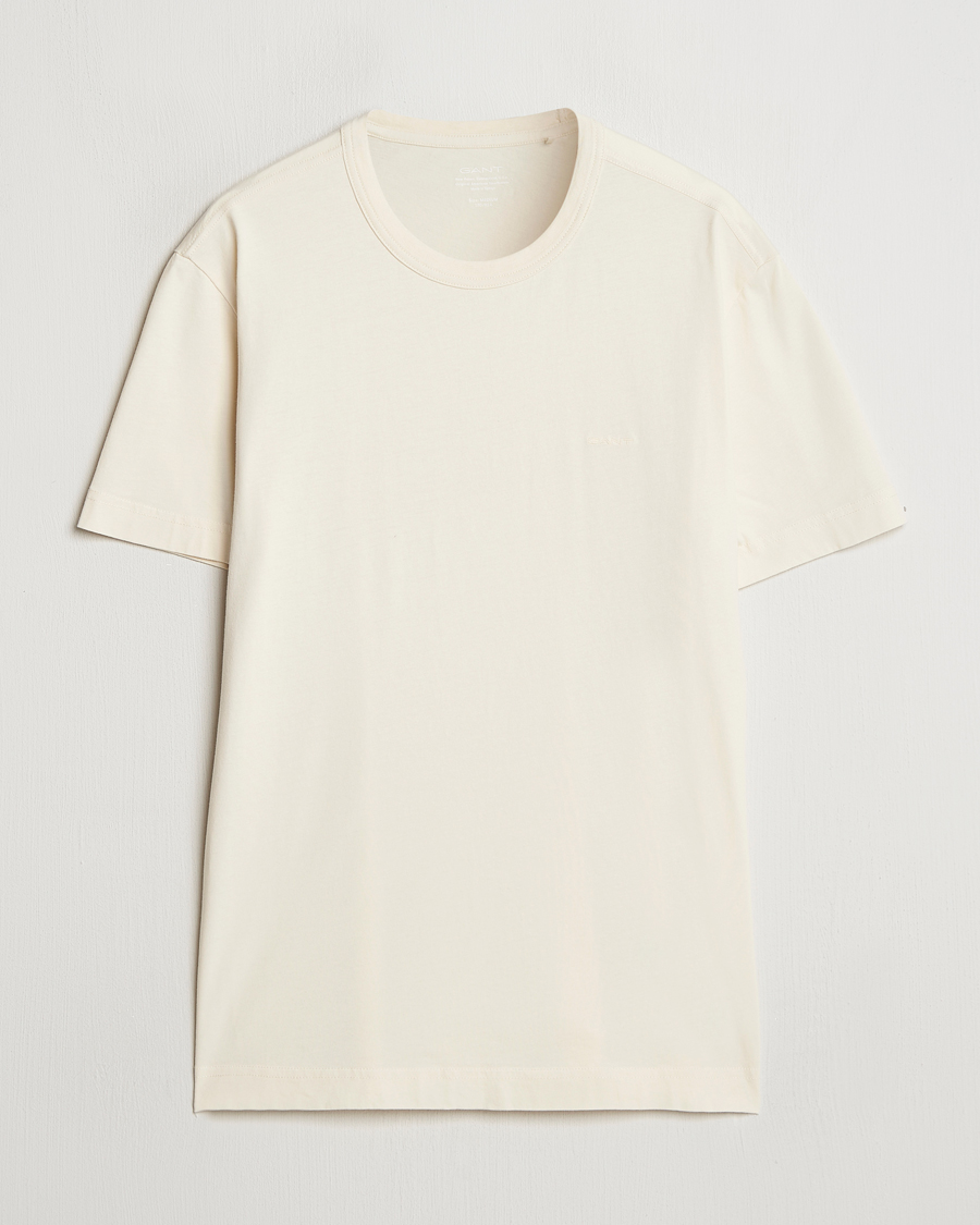 Herr | T-Shirts | GANT | Sunfaded T-Shirt Ivory White