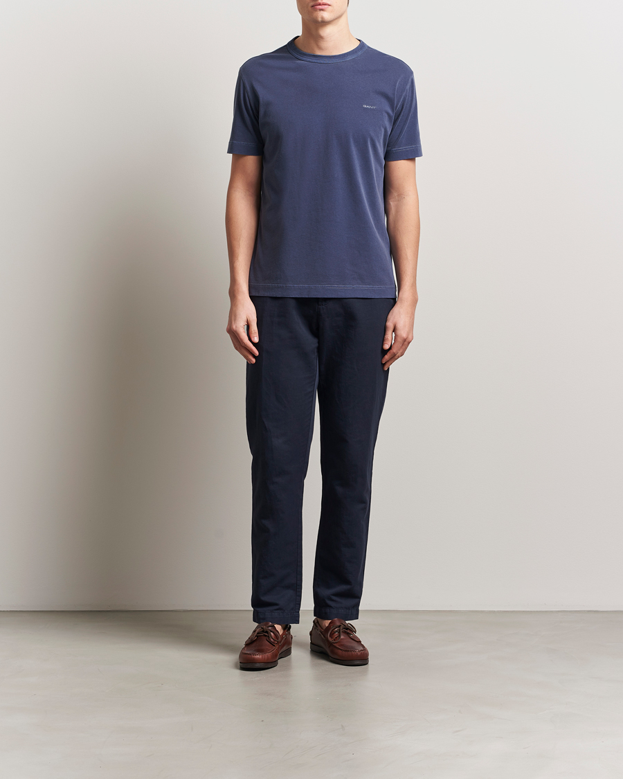 Herr | T-Shirts | GANT | Sunfaded T-Shirt Persian Blue