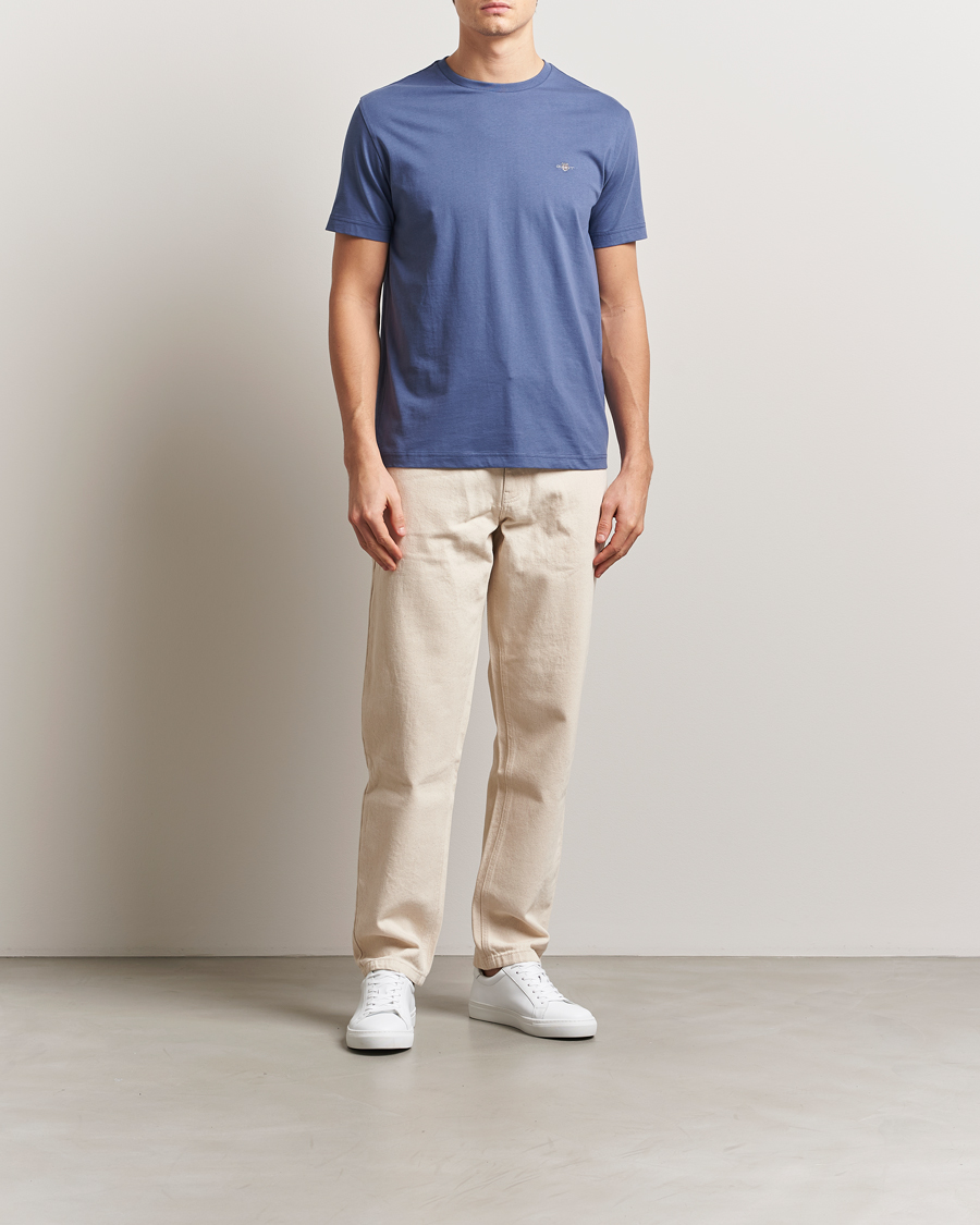 Herr | T-Shirts | GANT | The Original T-Shirt Dusty Navy