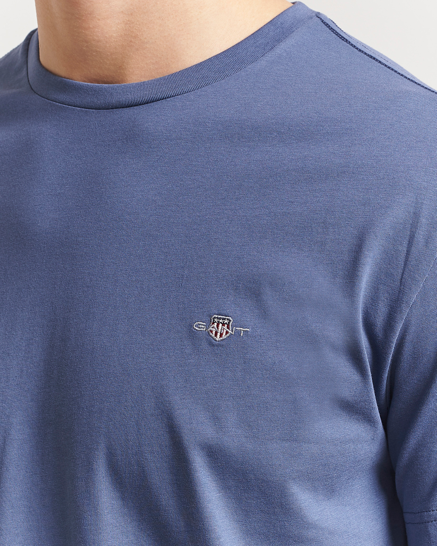 Herr | T-Shirts | GANT | The Original T-Shirt Dusty Navy