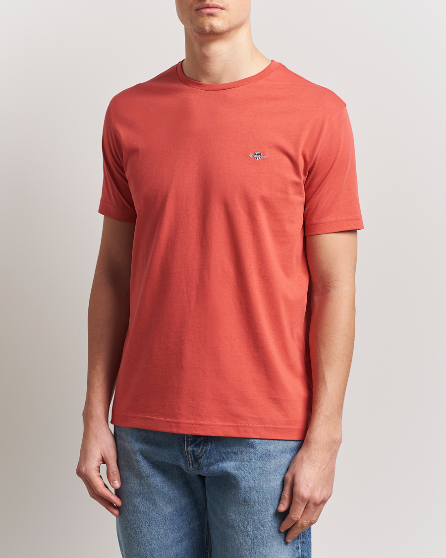 Herr | T-Shirts | GANT | The Original T-Shirt Brick Red