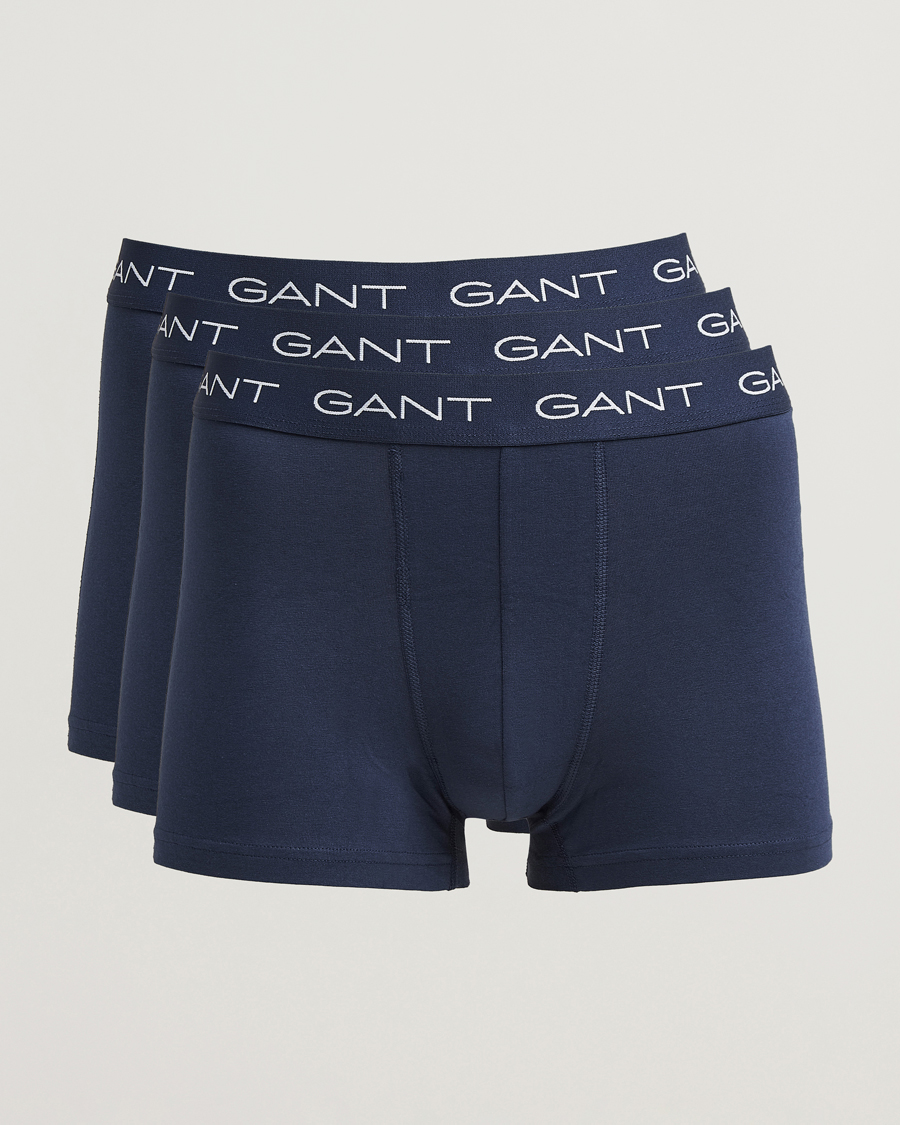 Herr | Underkläder | GANT | 3-Pack Trunks Marine