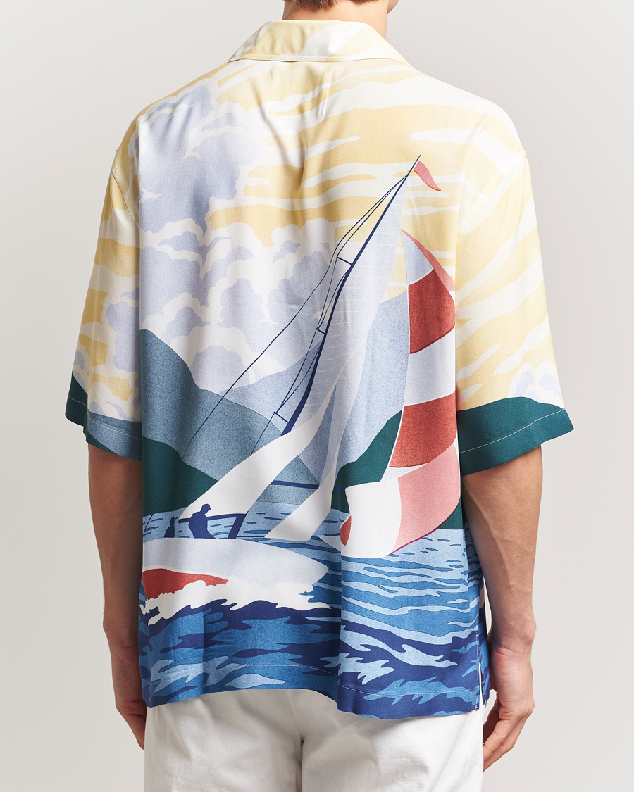 Herr | Skjortor | Gant | Relaxed Fit Scenery Sailing Short Sleeve Shirt Multi