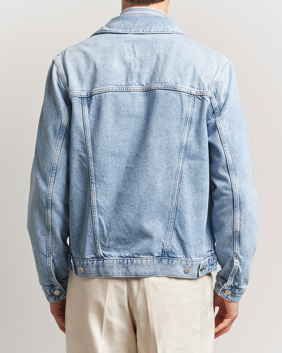 Herr | Jackor | GANT | Denim Jacket Light Blue Vintage
