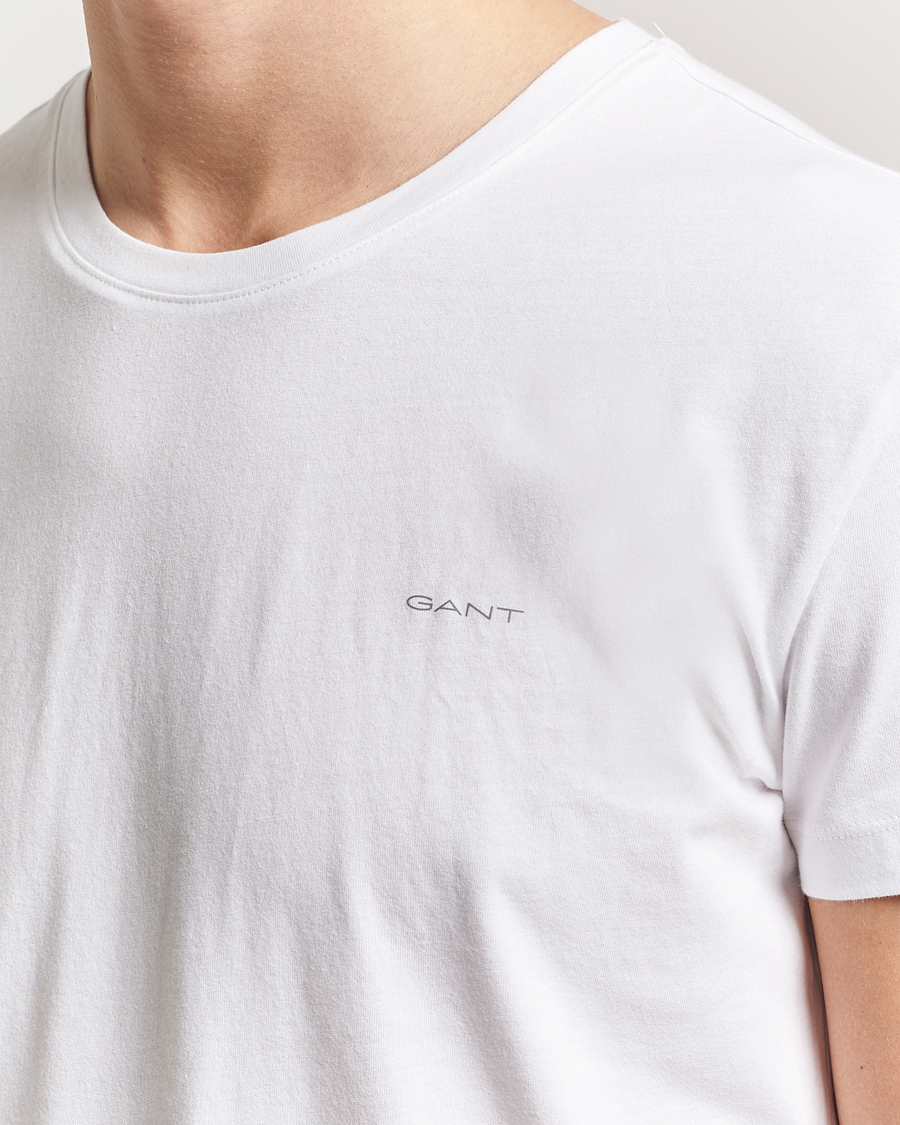 Herr | T-Shirts | Gant | 2-Pack Crew Neck T-Shirt Navy/White