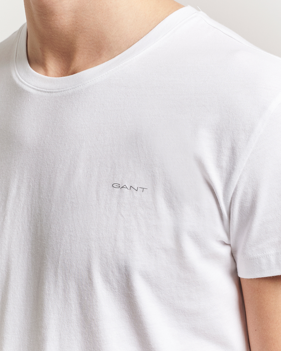 Herr | T-Shirts | Gant | 2-Pack Crew Neck T-Shirt Black/White