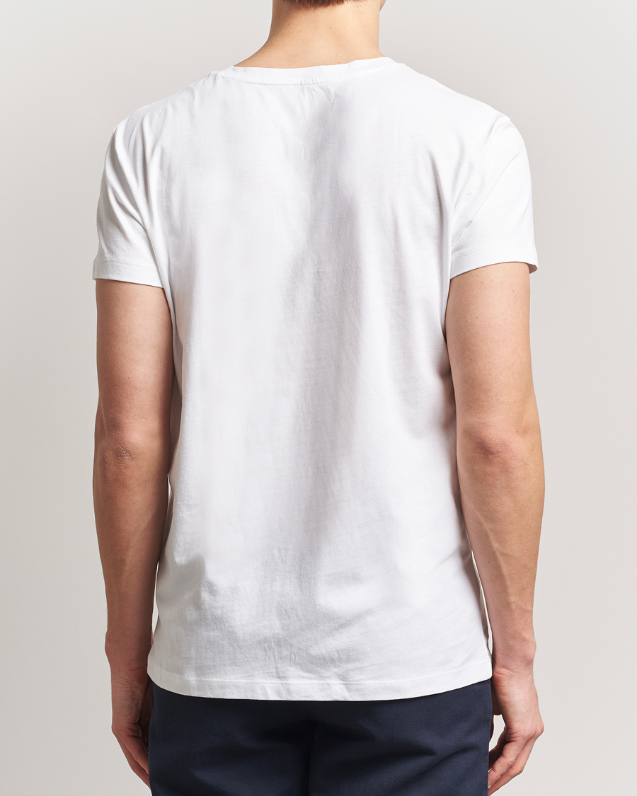 Herr | T-Shirts | GANT | 2-Pack V-Neck T-shirt Navy/White