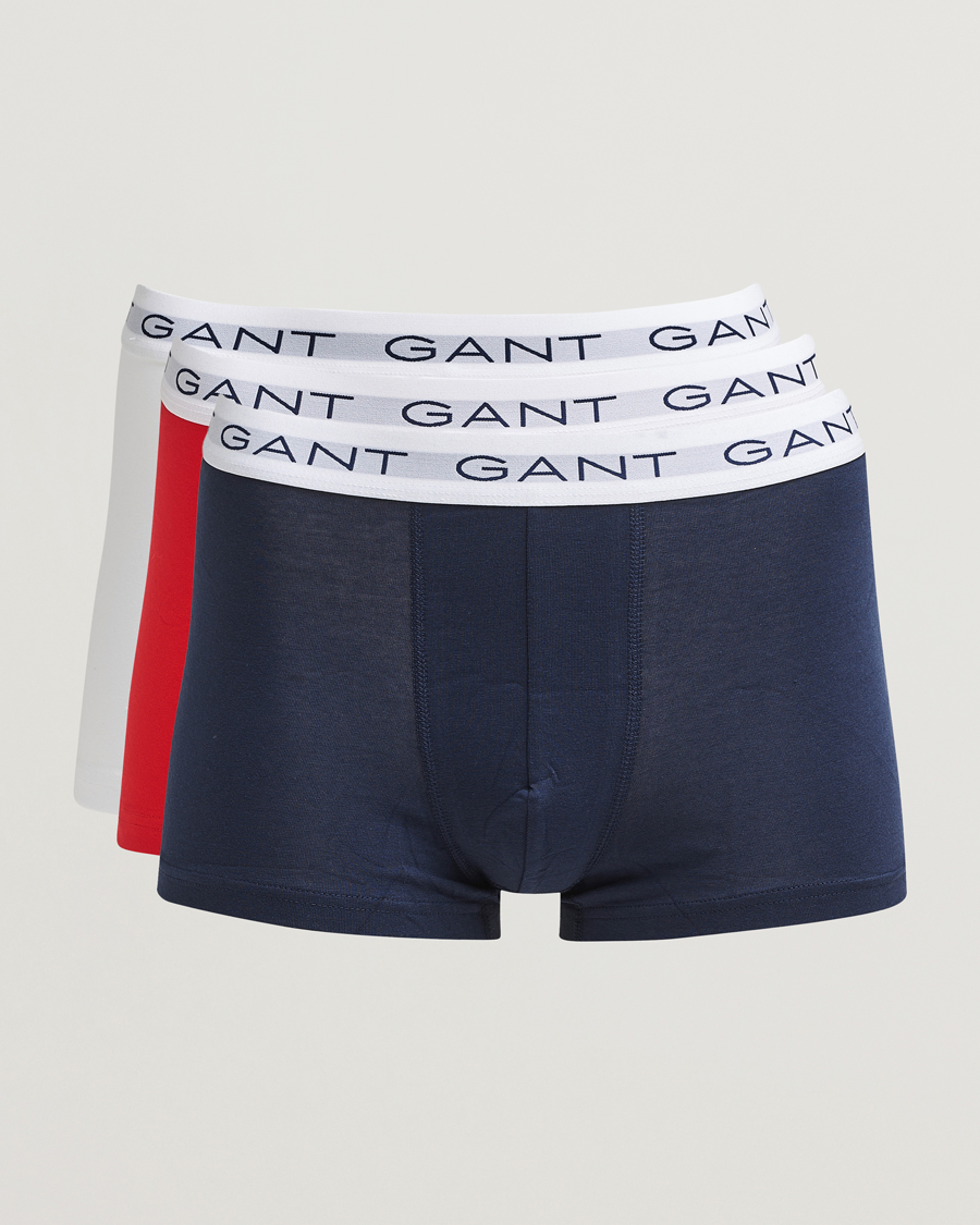 Herr | Underkläder | GANT | 3-Pack Trunks Blue/Red/White