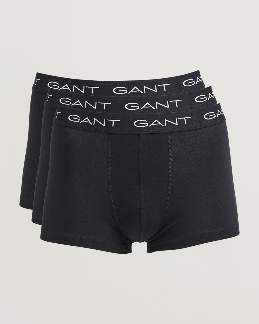 Herr | Underkläder | GANT | 3-Pack Trunks Black