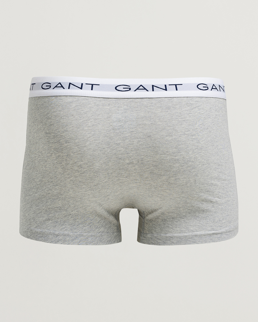 Herr | Underkläder | Gant | 3-Pack Trunks Light Grey Melange/Black/White