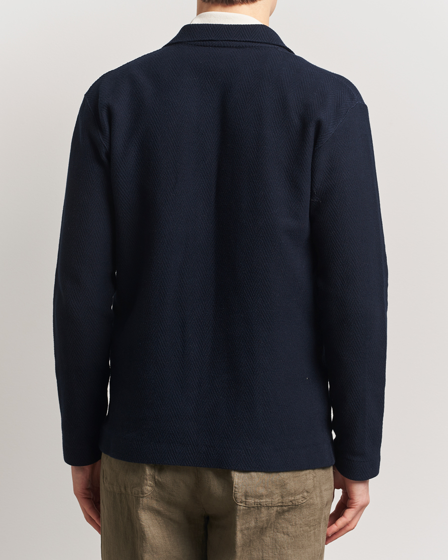 Herr | Jackor | Altea | Chevron Chore Jacket Navy