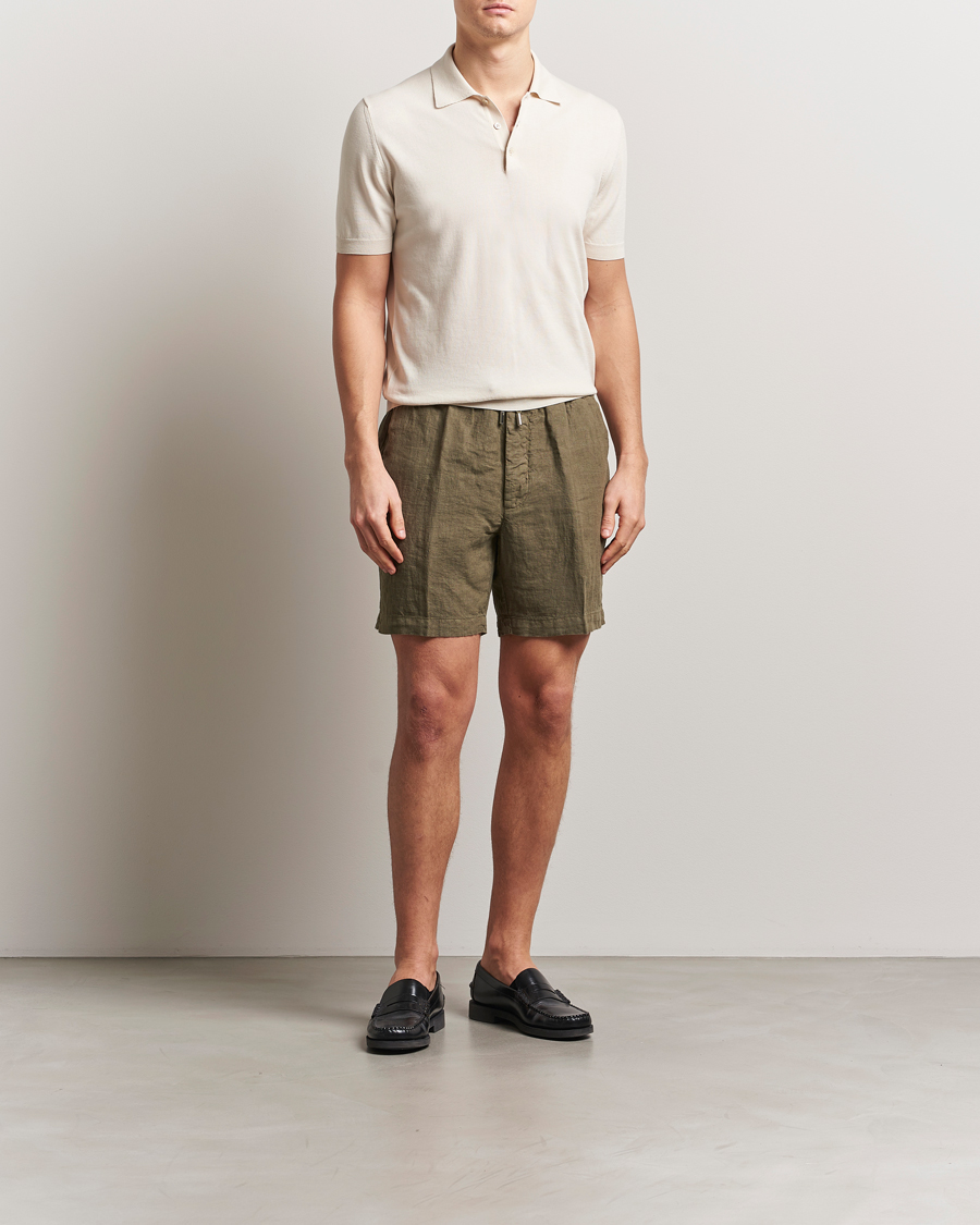 Herr | Pikéer | Altea | Short Sleeve Cotton Polo Off White