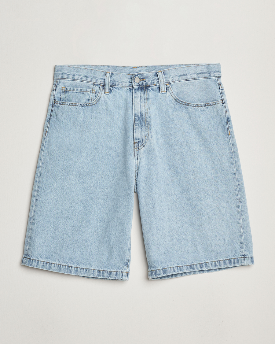 Herr | Shorts | Carhartt WIP | Landon Shorts Robertson Denim Blue Bleached