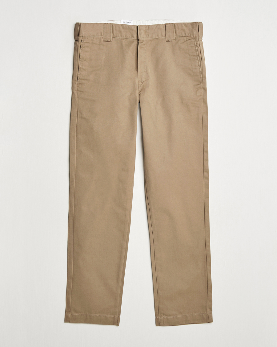 Herr | Byxor | Carhartt WIP | Master Pant Denison Twill Leather