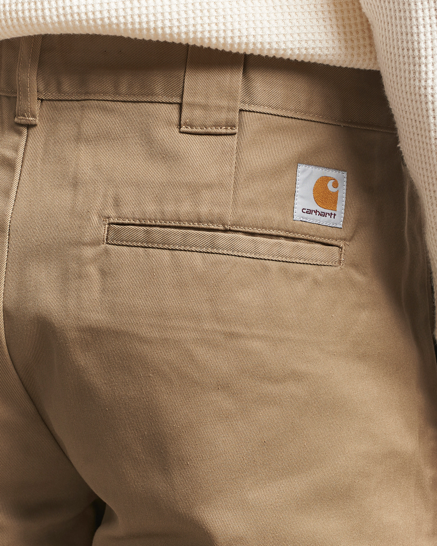 Herr | Byxor | Carhartt WIP | Master Pant Denison Twill Leather