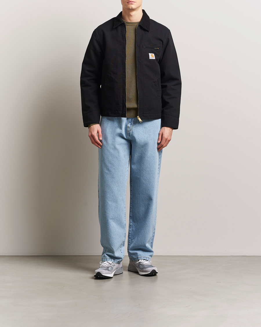 Herr | Jackor | Carhartt WIP | Detroit Jacket Dearborn Canvas Black