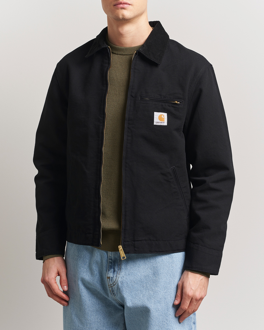 Herr | Jackor | Carhartt WIP | Detroit Jacket Dearborn Canvas Black