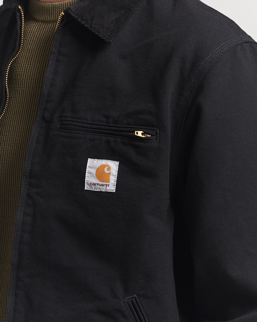Herr | Jackor | Carhartt WIP | Detroit Jacket Dearborn Canvas Black