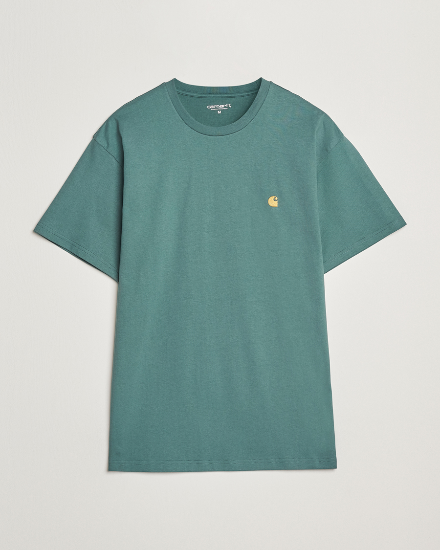 Herr | T-Shirts | Carhartt WIP | Chase Short Sleeve T-Shirt Silver Pine