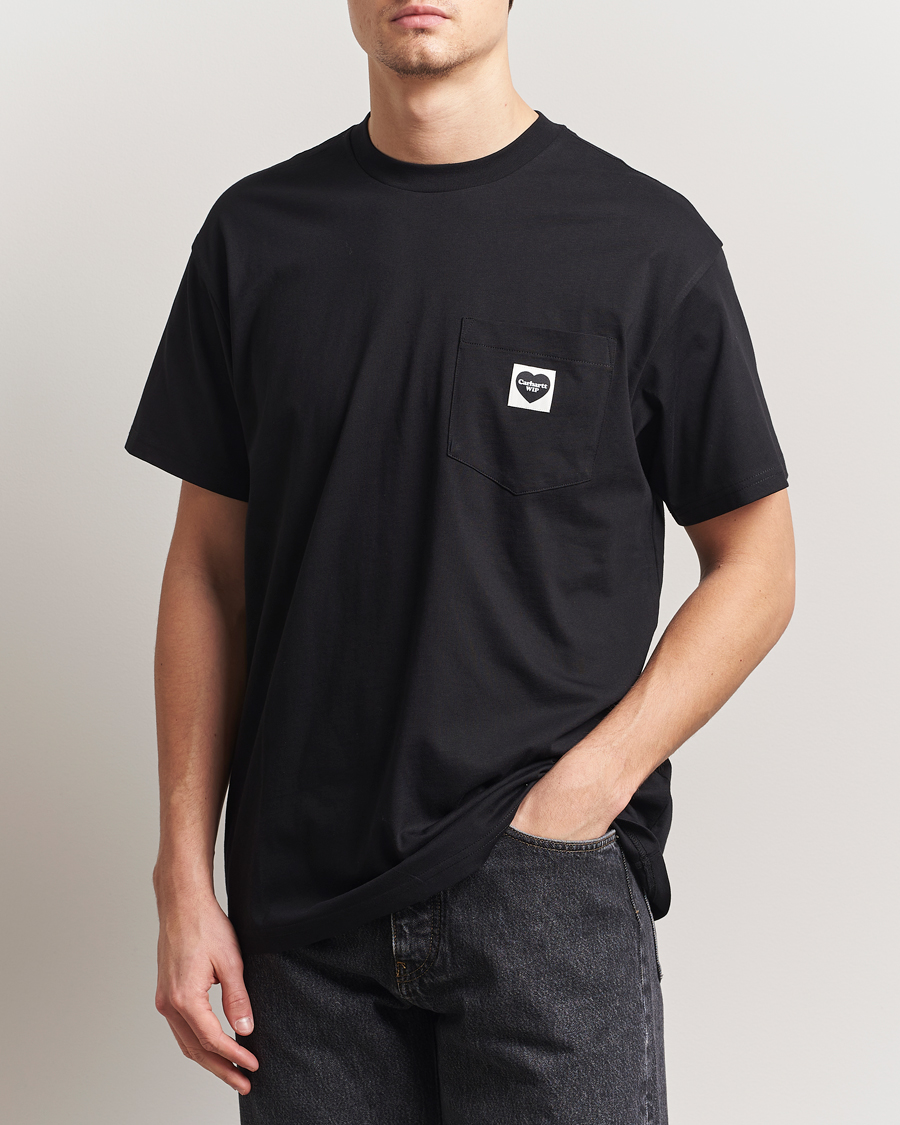 Herr | T-Shirts | Carhartt WIP | Pocket Heart T-Shirt Black