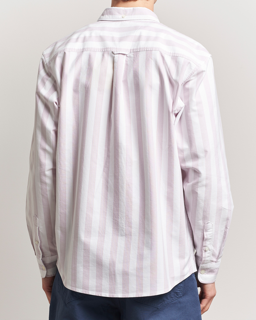 Herr | Skjortor | Carhartt WIP | Dillon Striped Oxford Shirt Hortensia/White