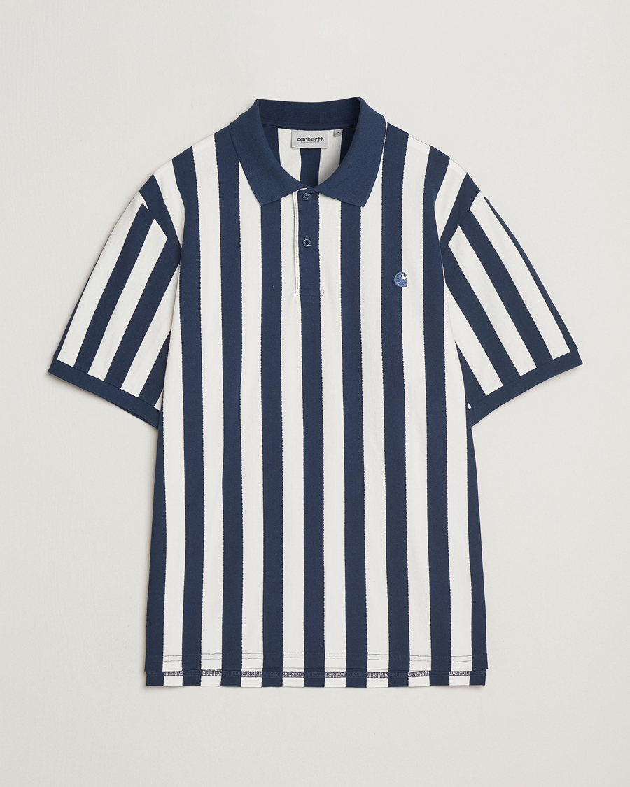 Herr | Pikéer | Carhartt WIP | Boynton Piqué Polo Blue