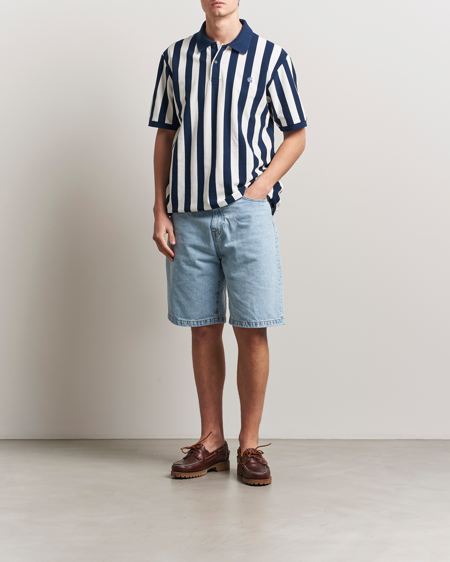 Herr | Pikéer | Carhartt WIP | Boynton Piqué Polo Blue