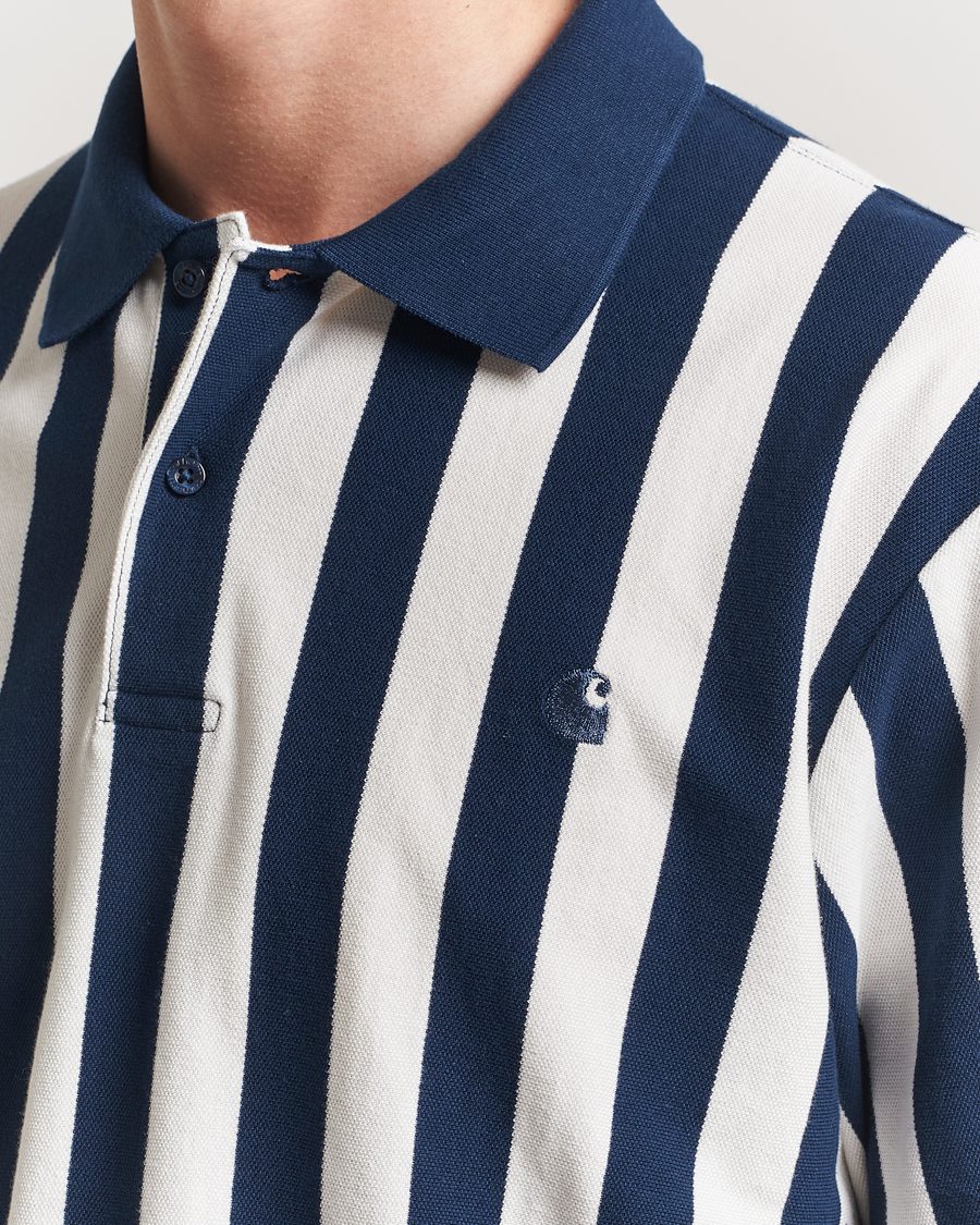 Herr | Pikéer | Carhartt WIP | Boynton Piqué Polo Blue
