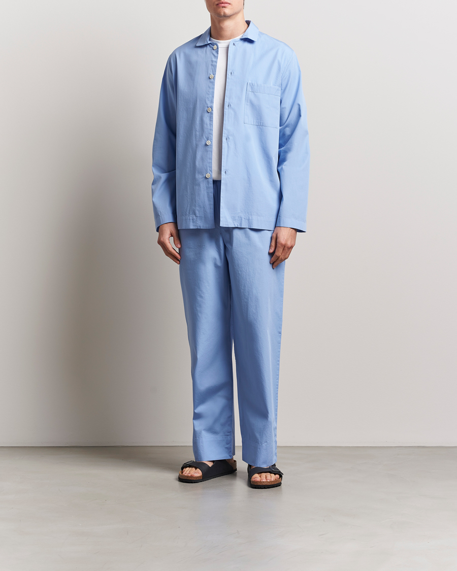 Herr | Pyjamas & Morgonrockar | Tekla | Poplin Pyjama Pants Cornflower Blue
