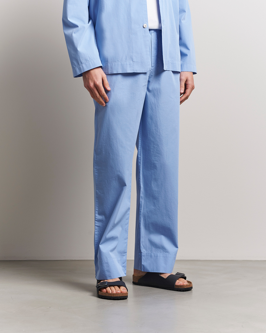 Herr | Pyjamas & Morgonrockar | Tekla | Poplin Pyjama Pants Cornflower Blue