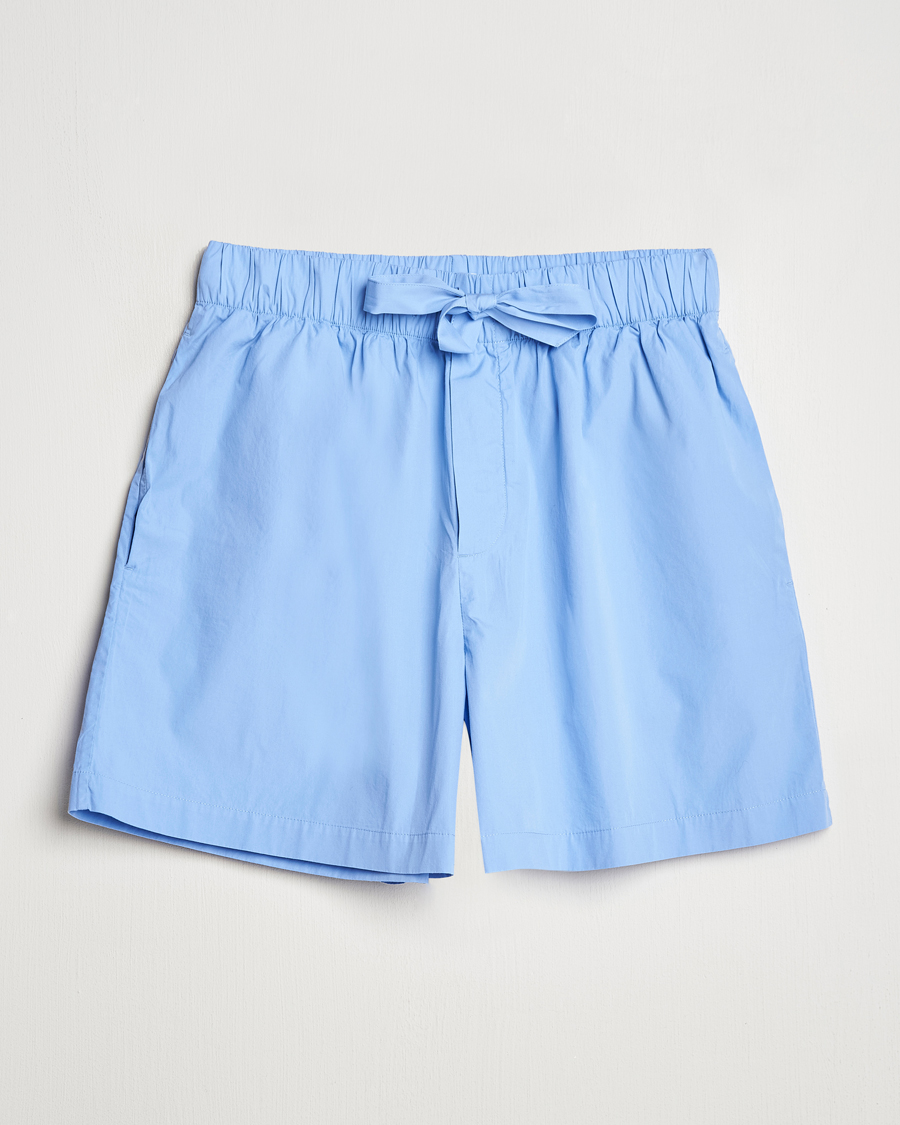 Herr | Pyjamas & Morgonrockar | Tekla | Poplin Pyjama Shorts Cornflower Blue