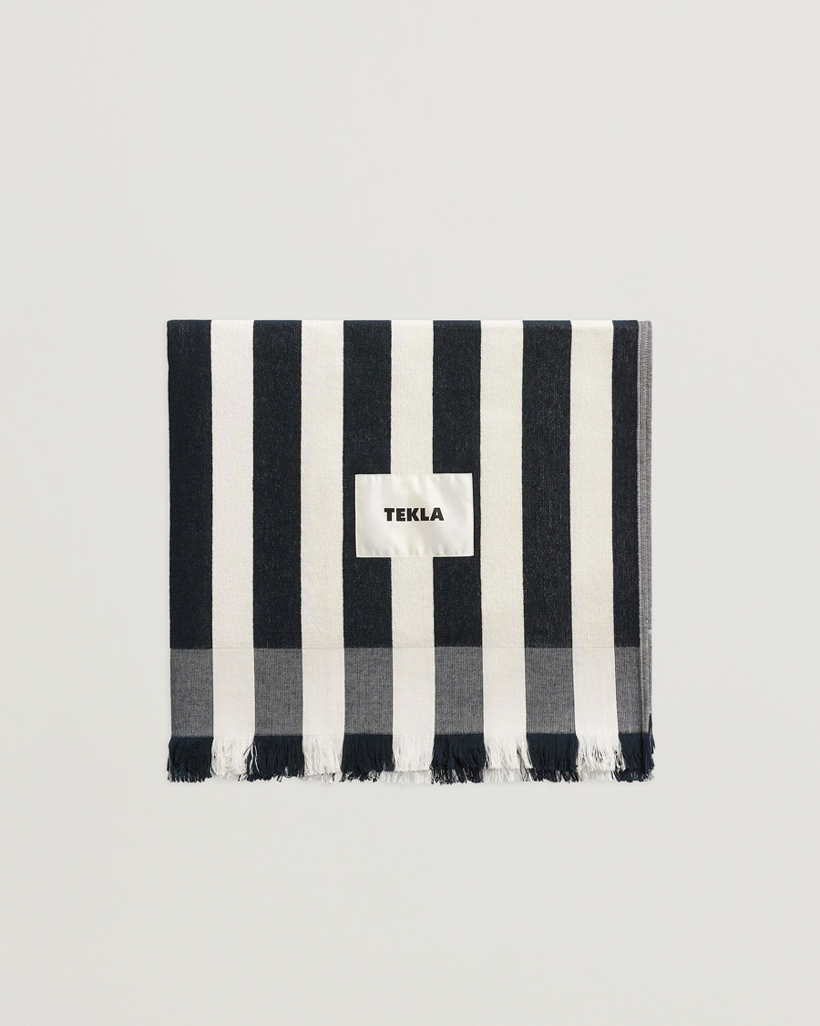Herr | Textilier | Tekla | Organic Terry Beach Towel Cala Stripes